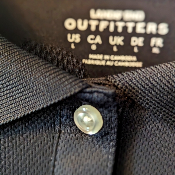 NWOT- Lands' End Ladies Golf/Tennis Shirt- Size Large - Picture 2 of 5